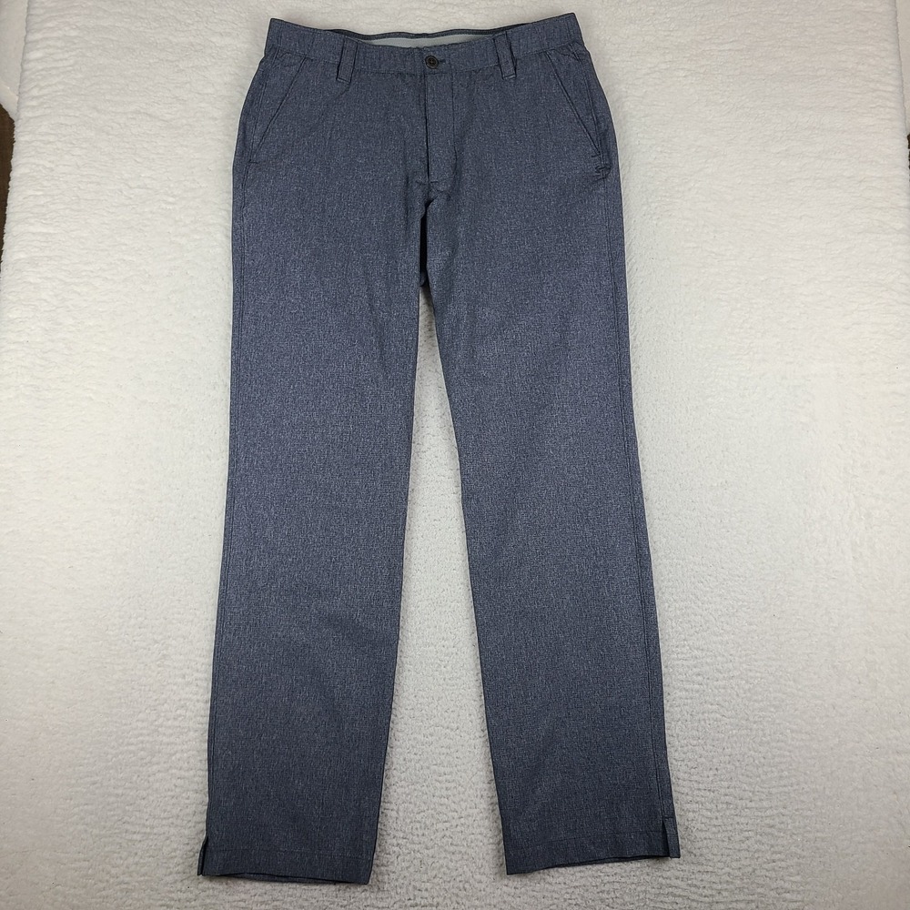 Under Armour Pants Mens 36x34 Gray Loose Straight Leg Performance Vented Golf